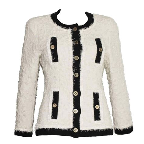 chanel style boucle jacket cream|vintage chanel boucle jacket.